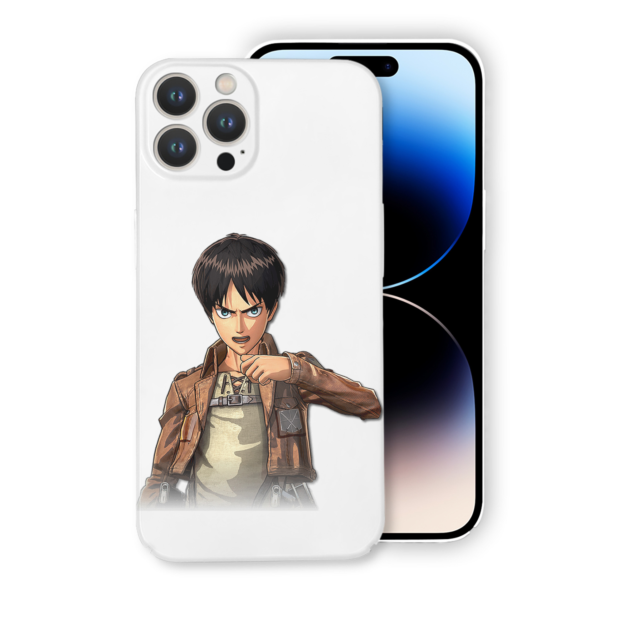 （画像用） 進撃の巨人 エレン･イェーガー Attack on Titan Eren Jäger 【iPhone 14シリーズ対応】ハードケース